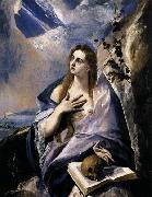 GRECO, El Mary Magdalen in Penitence painting